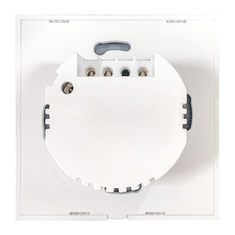 Întrerupător smart pentru rulouri și jaluzele WiFi + RF 433 MOES WRS-EUC, tactil, sticlă, alb