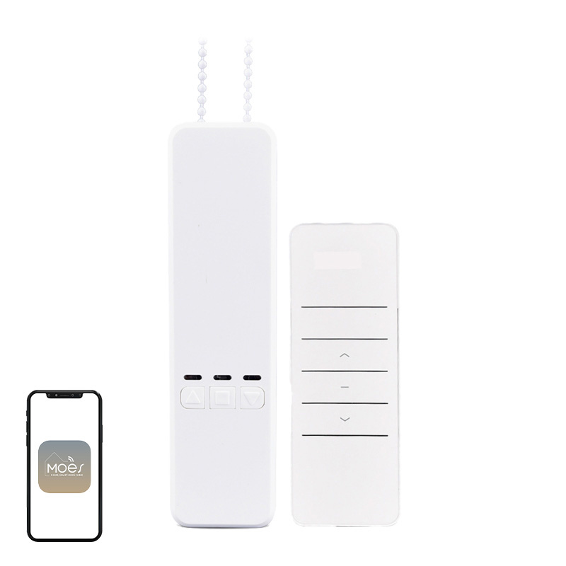 Motor smart WiFi MOES WC-YH-LS pentru jaluzele și rulouri interioare cu lanț, telecomandă RF inclusă