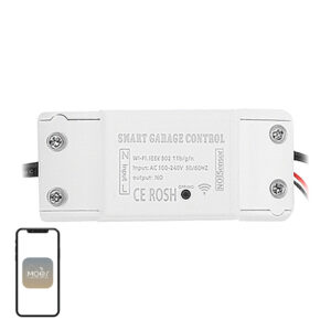 Controler WiFi MOES WM-102 pentru ușa de garaj, deschidere din telefon, senzor ușă inclus