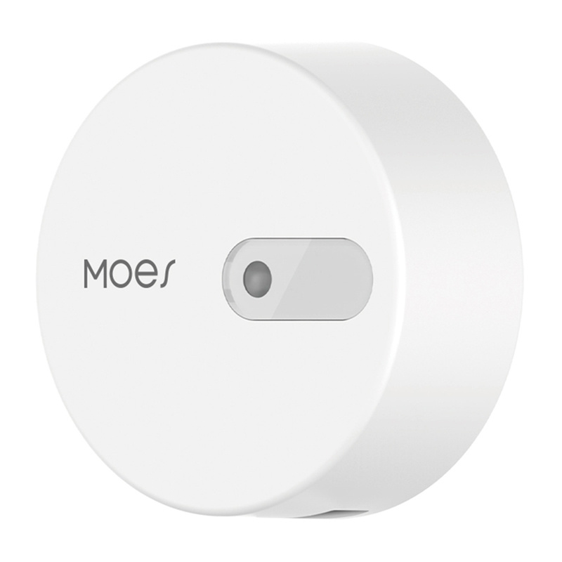 Senzor de prezență mmWave Zigbee MOES HP02, radar 24 GHz, alimentare USB, bază magnetică, senzor de lumină, Tuya