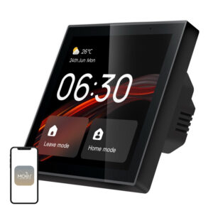 Panou de control smart MOES CCP-TY-LN, ecran tactil 4", gateway Zigbee încorporat, Alexa integrată