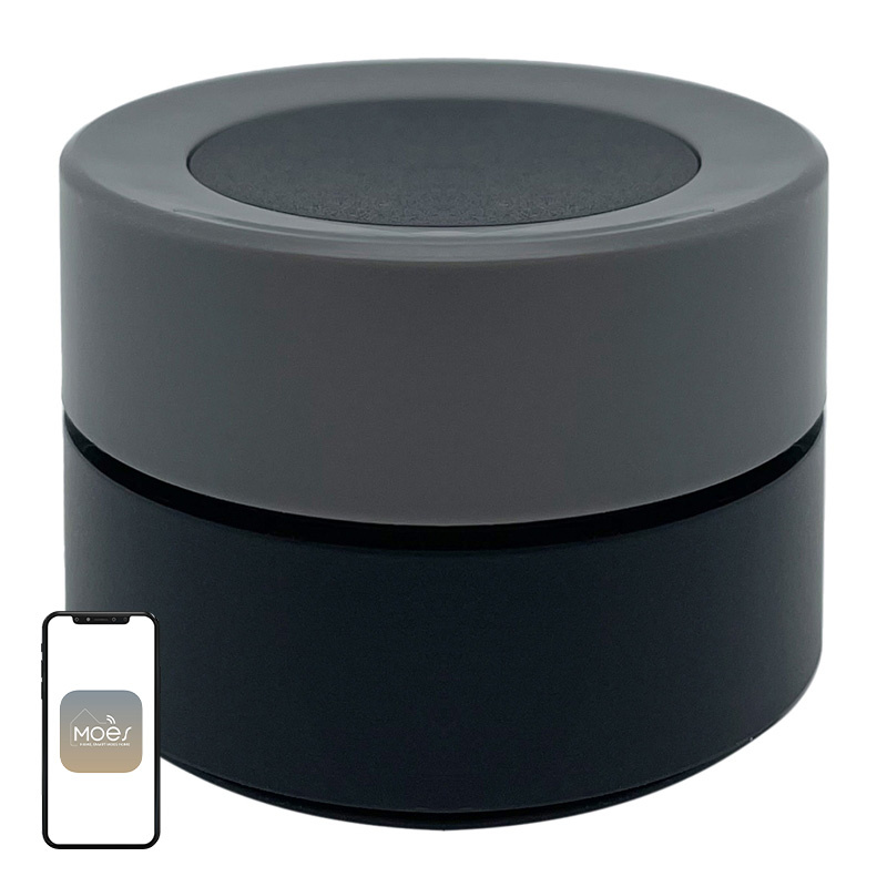 Buton rotativ Zigbee MOES ZT-SY-RD, scene și dimmer wireless pentru becuri Zigbee, pe baterie