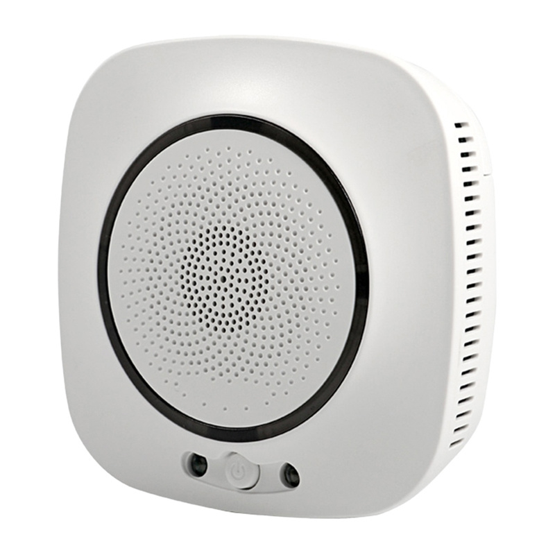 Detector de monoxid de carbon WiFi MOES WSS-CO, alarmă 85 dB, ieșire electrovalvă și releu