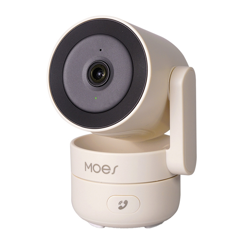 Cameră de interior rotativă MOES WCM-P52P, 4 MP, WiFi 6 dual-band, buton de apel, audio bidirecțional