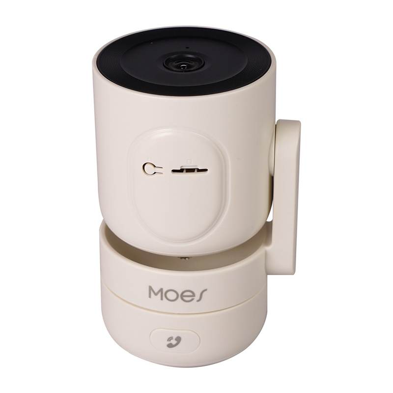Cameră de interior rotativă MOES WCM-P52P, 4 MP, WiFi 6 dual-band, buton de apel, audio bidirecțional