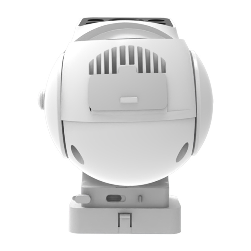 Cameră de exterior cu două obiective MOES WCM-Q29, 2 × 4 MP, rotativă, WiFi 6 dual-band