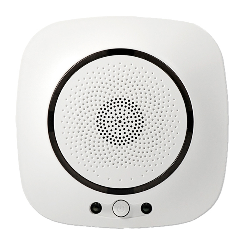 Detector de gaz metan WiFi MOES WSS-S-GL, alarmă 75 dB, ieșire electrovalvă, 230 V