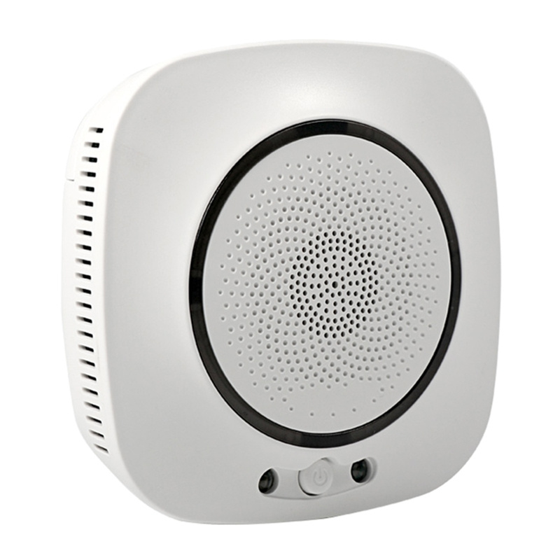 Detector de gaz metan WiFi MOES WSS-S-GL, alarmă 75 dB, ieșire electrovalvă, 230 V