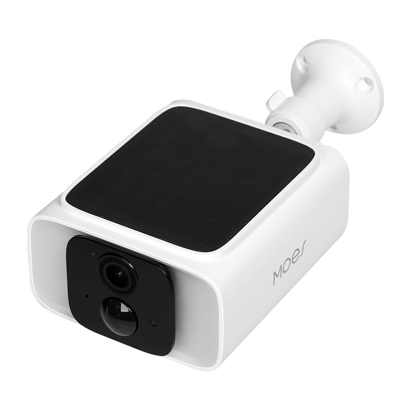Cameră de exterior WiFi MOES WCM-S26, 4 MP, baterie 6000 mAh și panou solar integrat, fără fir