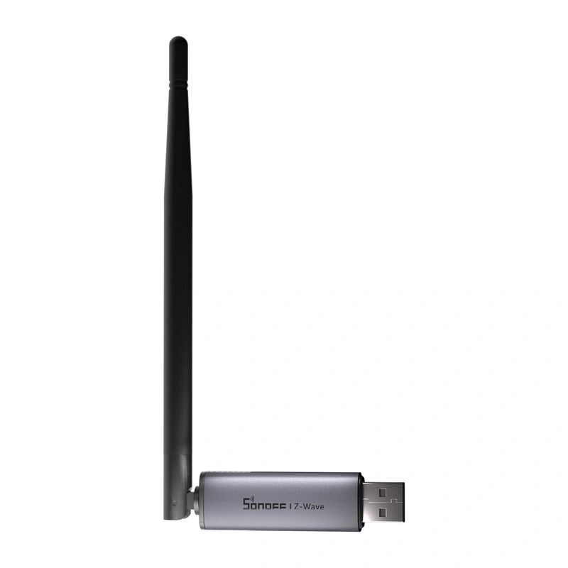 Stick USB Z-Wave 800 SONOFF Dongle-PZG23, Z-Wave Long Range, antenă externă, pentru Home Assistant și Z-Wave JS