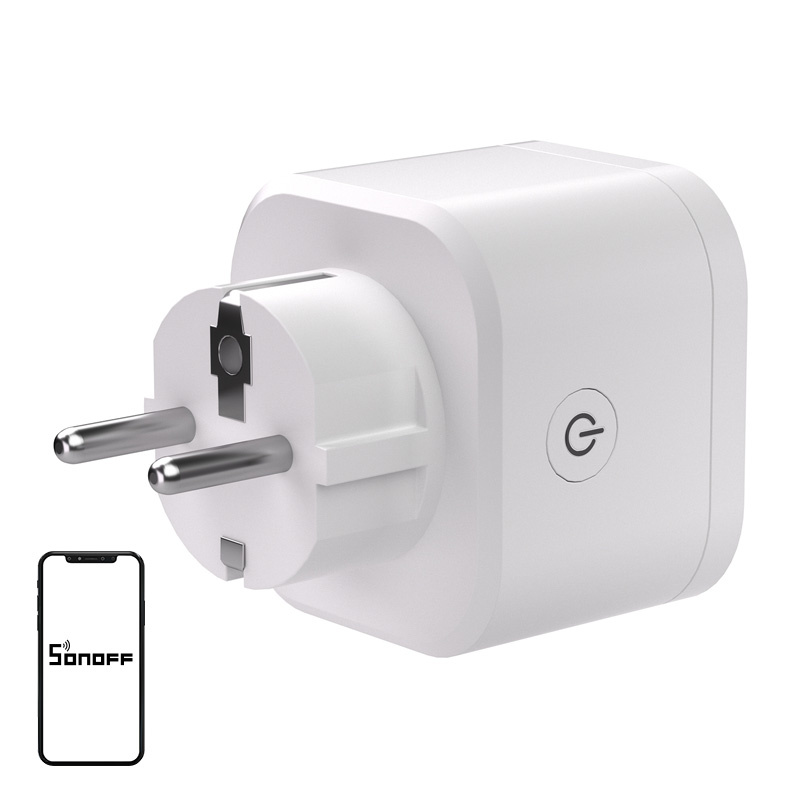 Priză smart WiFi SONOFF S61s (iPlug Gen2), Matter, 16 A (3680 W la 230 V), măsurare consum, Apple Home, Google, Alexa