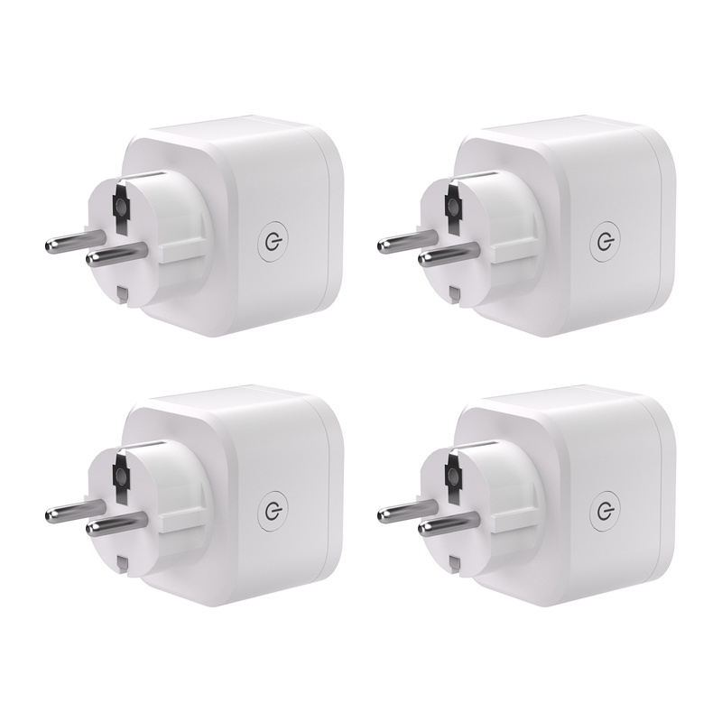 Set 4 prize smart WiFi SONOFF S61s (iPlug Gen2), Matter, 16 A, măsurare consum, Apple Home, Google, Alexa