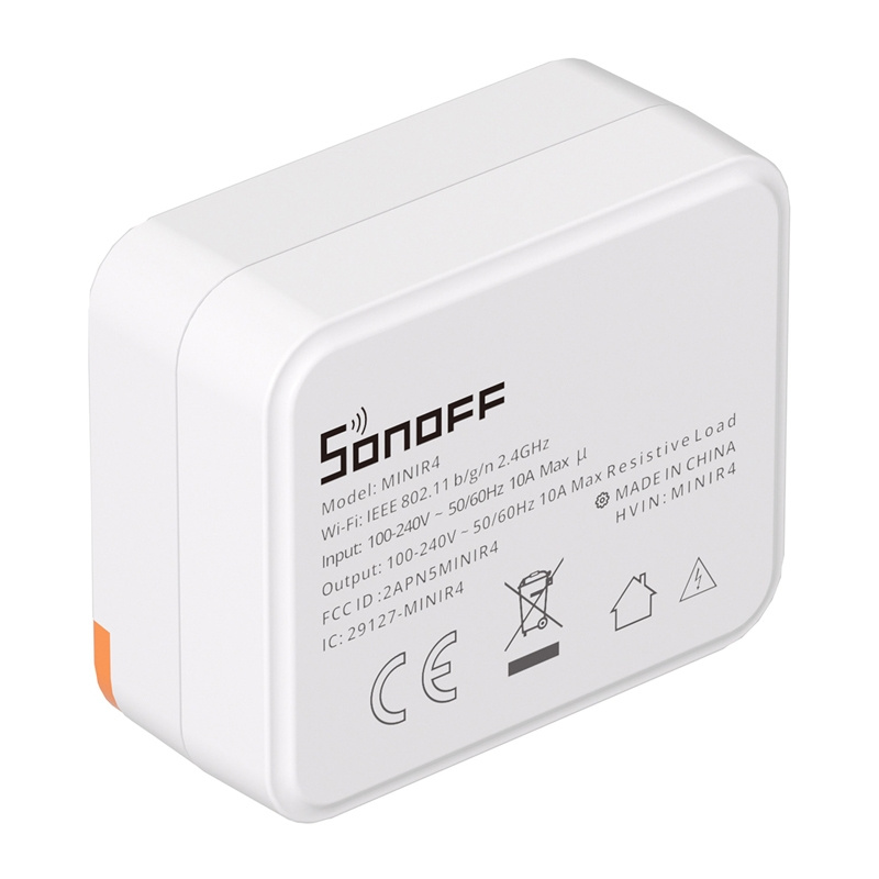 Set 4 relee smart WiFi SONOFF MINIR4 (MINI Extreme), 10 A, montaj în doză, eWeLink, Alexa, Google Home