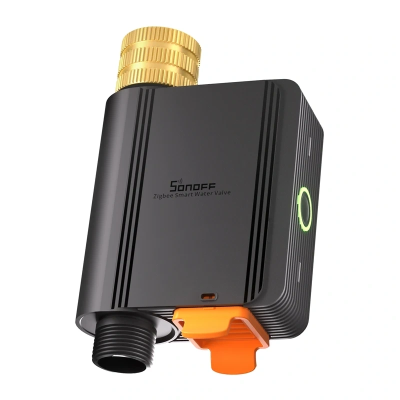 Robinet smart de grădină Zigbee SONOFF Hydro ONE SWV-ZFE cu debitmetru, programare pe timp sau volum, IP55