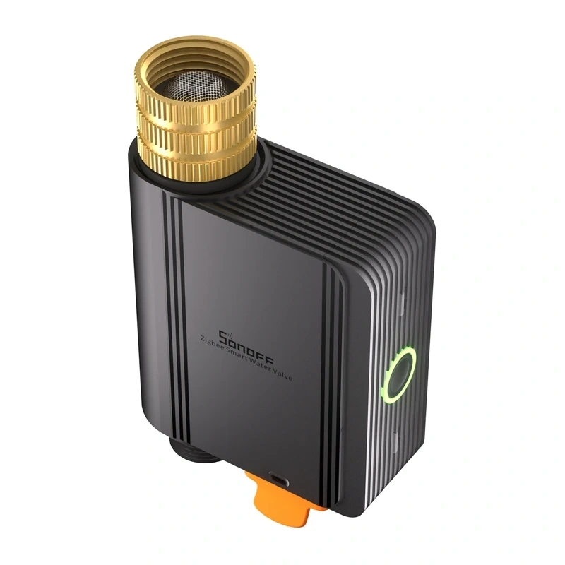 Robinet smart de grădină Zigbee SONOFF Hydro ONE SWV-ZFE cu debitmetru, programare pe timp sau volum, IP55