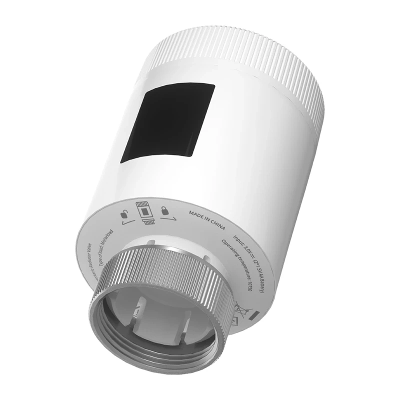 Cap termostatic smart Zigbee SONOFF TRV Gen2 (TRV-ZBT) pentru calorifer, ecran color, control PID, 2 baterii AA