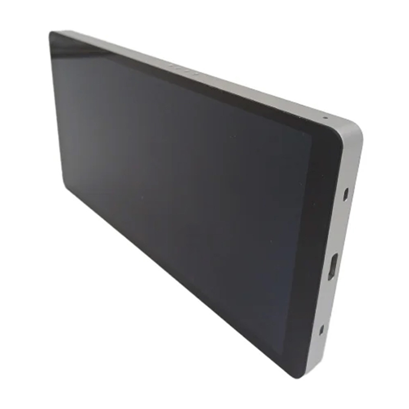 Panou de control smart Shelly Wall Display X2, ecran tactil 6,95″, releu 5 A, termostat, gateway Bluetooth, alb (fără senzor H&T)