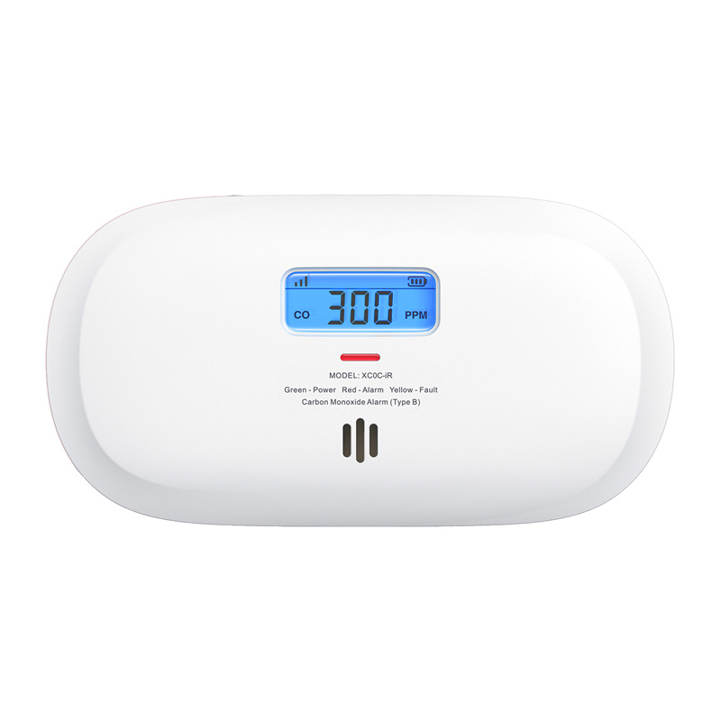 Detector de monoxid de carbon WiFi X-Sense XC0C-iR, alertă pe telefon fără hub, ecran LCD, EN 50291, baterie CR123A
