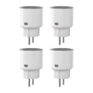 Set 4 prize smart Zigbee SONOFF iPlug S60ZBTPF, 16 A (3680 W la 230 V), măsurare consum, repetor Zigbee, eWeLink