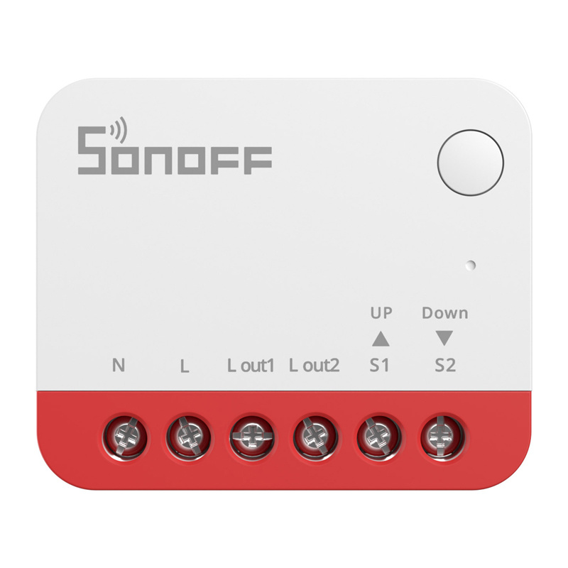 Set 4 module smart Zigbee SONOFF MINI-ZBRBS pentru rulouri, poziționare în procente, calibrare, se montează în doză