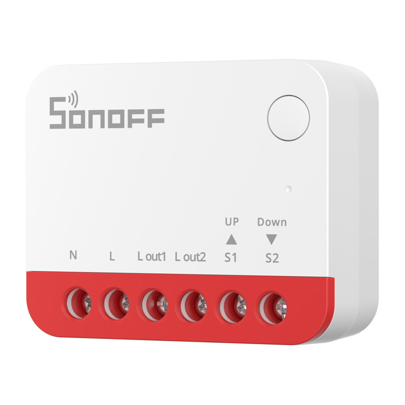 Set 4 module smart Zigbee SONOFF MINI-ZBRBS pentru rulouri, poziționare în procente, calibrare, se montează în doză