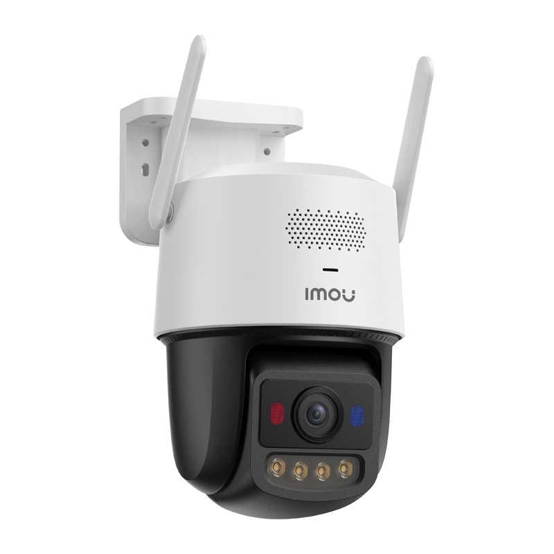 Cameră de supraveghere de exterior rotativă IMOU Titan Pro 6MP (IPC-U7LP-6V0NE), WiFi 6 dual-band, PoE, color noaptea 30 m, sirenă