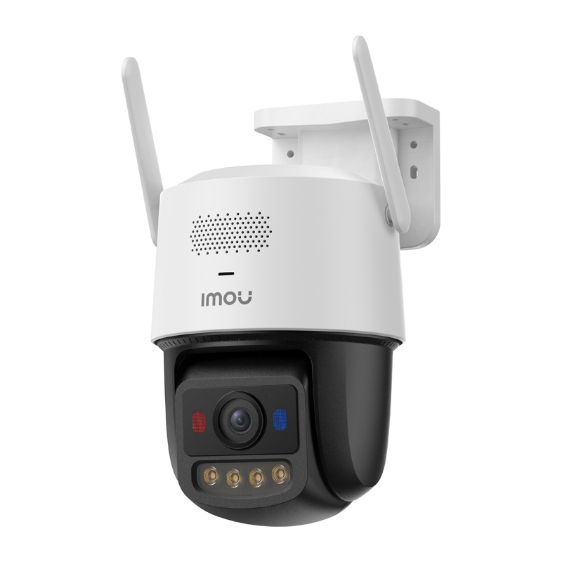 Cameră de supraveghere de exterior rotativă IMOU Titan Pro 6MP (IPC-U7LP-6V0NE), WiFi 6 dual-band, PoE, color noaptea 30 m, sirenă