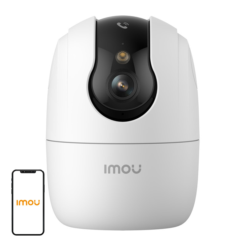 Cameră de supraveghere de interior rotativă IMOU Ranger 2C Pro 5MP (IPC-S2CP-5R1S), WiFi 6 dual-band, color pe timp de noapte, urmărire automată