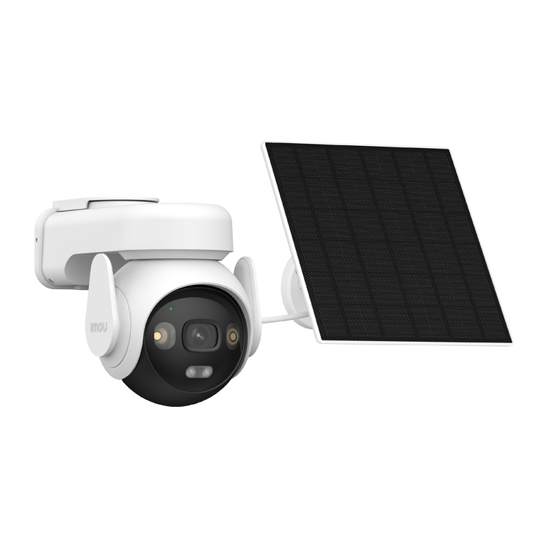 Cameră de exterior solară IMOU AOV PT 5MP (IPC-B7ED-5M0TEA), 4G și WiFi, rotativă 340°, acumulator 10.000 mAh, panou solar 5 W inclus