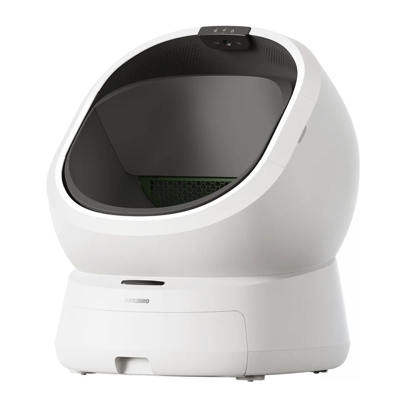 Litieră automată PETLIBRO Luma cu autocurățare și cameră 1080p cu AI, recunoaște până la 10 pisici, sertar 11 L, WiFi 2,4 și 5 GHz
