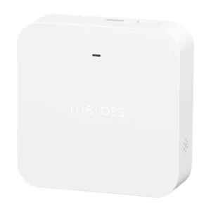 Hub smart Meross MSH400HK pentru senzori și capete termostatice Meross, 433 MHz, până la 24 de dispozitive, sirenă 110 dB, Apple HomeKit