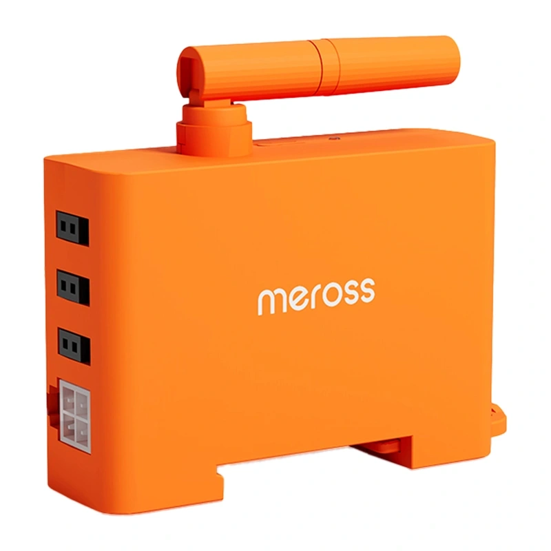 Monitor de energie WiFi Meross EM06P pe șină DIN, 6 canale cu transformatoare de curent, consum și producție fotovoltaică, Home Assistant