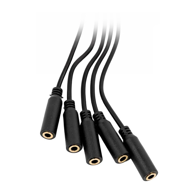 Splitter Shelly 1-la-5 cu mufe jack 3,5 mm pentru The Pill, până la 5 sonde de temperatură DS18B20