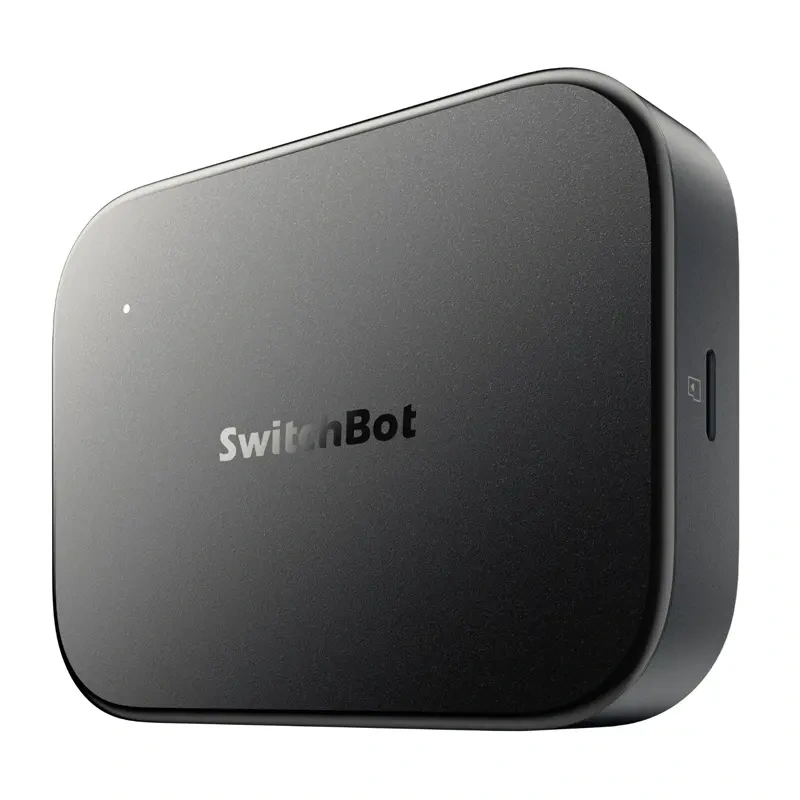 Hub smart SwitchBot AI Hub (W8002100) cu NVR local pentru camere, analiză video AI, automatizări locale, punte Matter pentru 30 de dispozitive