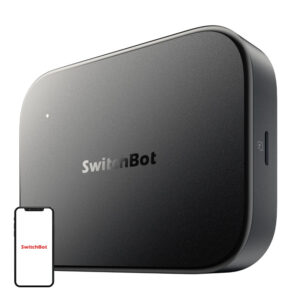 Hub smart SwitchBot AI Hub (W8002100) cu NVR local pentru camere, analiză video AI, automatizări locale, punte Matter pentru 30 de dispozitive