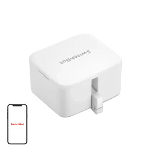 Declanșator smart Bluetooth SwitchBot Bot reîncărcabil (C1), apasă mecanic butoane și întrerupătoare, acumulator USB-C, alb