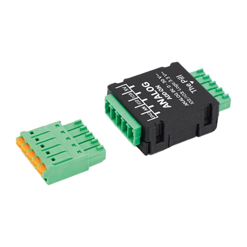 Modul Shelly Analog 0–30 V Add-on pentru The Pill, intrare analogică 0–30 V DC și 2 intrări/ieșiri digitale