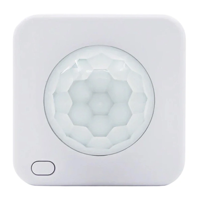 Senzor de mișcare Shelly BLU Motion ZB, PIR cu sensibilitate reglabilă și senzor de lumină, Bluetooth și Zigbee, baterie aprox. 5 ani, alb