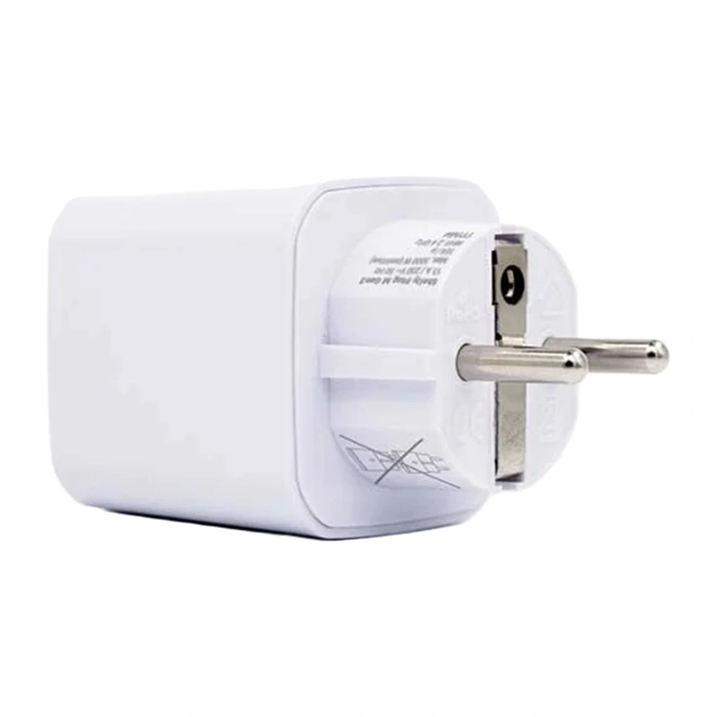 Priză smart WiFi Shelly Plug M Gen3, 13 A / 3000 W, măsurare consum, Matter și Bluetooth, gateway BLU, albă