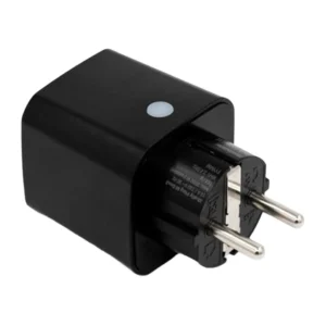 Priză smart WiFi Shelly Plug M Gen3, 13 A / 3000 W, măsurare consum, Matter și Bluetooth, gateway BLU, neagră