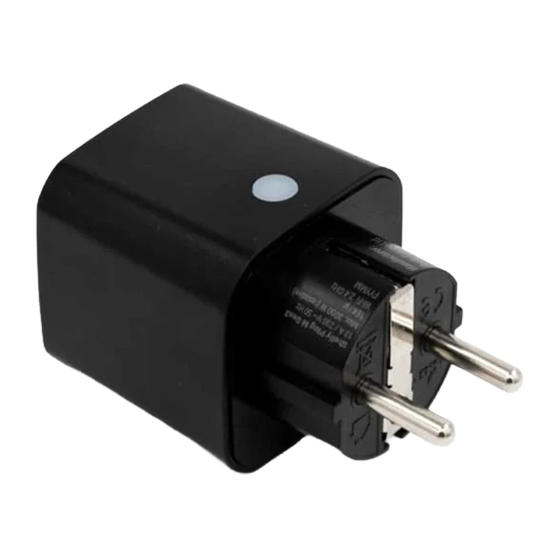 Priză smart WiFi Shelly Plug M Gen3, 13 A / 3000 W, măsurare consum, Matter și Bluetooth, gateway BLU, neagră